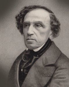 Säveltäjä Giacomo Meyerbeerin muotokuva 1791-1864, 1860. tekijältä Antoine Barbizet