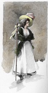 Italialaisen laulajan Giuseppina Grassinin (1773-1850) muotokuva tekijältä Antoine Calbet