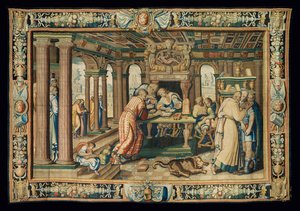 Gobeliini " Artemisia historia ", Pariisi ... tekijältä Antoine Caron