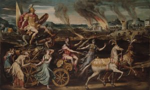 Marsin voitto, noin 1570 tekijältä Antoine Caron