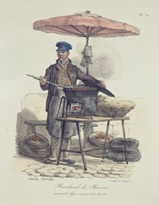 Kastanjan myyjä tekijältä Antoine Charles Horace Vernet