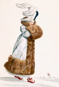 Luistelupuku, Georges Jacques Gatinen (1773-1831) kaiverrus, noin 1797. tekijältä Antoine Charles Horace Vernet