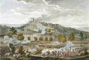 Montebellon ja Casteggion taistelu, 20 Prairial, vuosi 8 (9. kesäkuuta 1800), kaiverrus Jean Duplessi-Bertaux (1747-1819) (akvatinta)