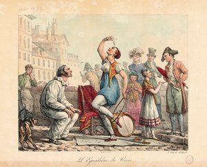 The Glass Balancer, 1815-30 tekijältä Antoine Charles Horace Vernet