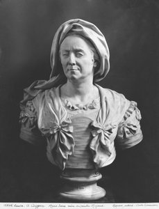 Taidemaalari Hyacinthe Rigaudin äidin Marie Serren rintakuva, 1706 (marmori)