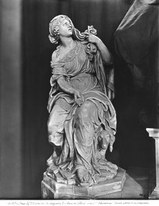 Jean-Baptiste Colbert de Torcyn hauta 1619-83, Fidelityn yksityiskohta, n. 1685-1687 marmori katso myös 248118, 248119, 248120, 252767, 252768 bw valokuva