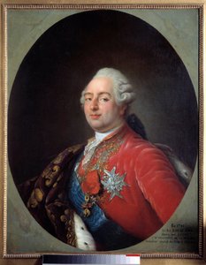 Ranskan kuninkaan Ludvig XVI:n (1754-1793) muotokuva. Maalaus Antoine Francois (Antoine-Francois) Calletin (1741-1823) työpajasta. 1786. Dim. 0,915 x 0,730 m. Pariisi, Musee Carnavalet
