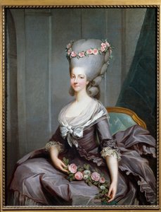 Lamballen prinsessan Marie Therese Louise de Savoie Carignanin muotokuva tekijältä Antoine François Callet