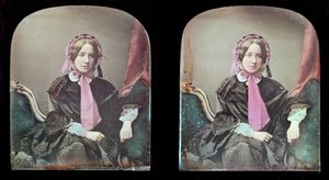 Naisen muotokuva (dagerrotypia) tekijältä Antoine Francois Jean Claudet