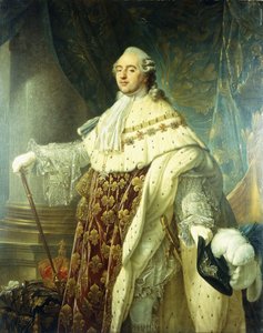 Ludvig XV:n muotokuva valtion kaapuissa, tekijältä Antoine François Callet