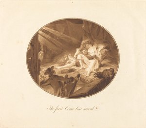 Ensin tullut paras tekijältä Antoine François Sergent after Augustin de Saint Aubin