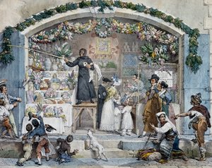 Befana Roomassa, Antoine-Jean-Baptiste Thomas (1791-1833), painatus. Italia