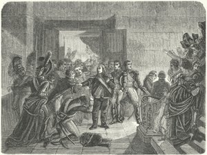 Ludvig XVIII poistui Tuileries