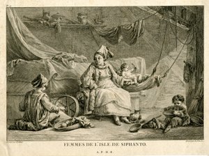 Sipanton saaren naiset, Jean-Baptiste Hilairin (1753-1822) mukaan.