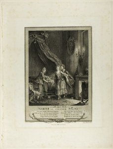 Menossa sänkyyn, teoksesta Monument du Costume Physique et Moral de la fin du Dix-huitième siècle