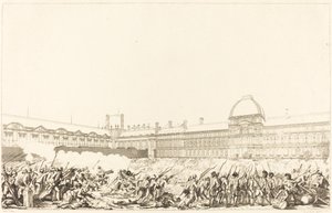 Päivä 10. elokuuta 1792 tekijältä Antoine Jean Duclos after Charles Monnet