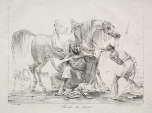 Aavikon arabi, 1817. tekijältä Antoine Jean Gros