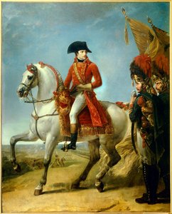 Napoleon Bonaparten (1769-1821) ratsastusmuotokuva