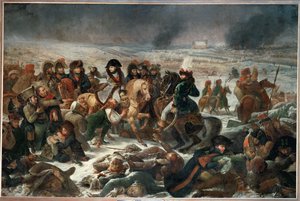 Napoleon Eylaun taistelukentällä, jonka ranskalaiset joukot voittivat 9. helmikuuta 1807 venäläiset ja preussilaiset ... tekijältä Antoine Jean Gros