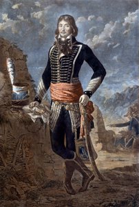 Kenraali Marceaun (1769-1796) muotokuva (Francois Severin Marceau Desgraviers), joka perustuu Kersantti Marceauna tunnetun Antoine Louis Francois Sergentin (1751-1847) maalaukseen. Kaiverrus 1700-luvulta. Paris, musee de l