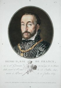 Henrik II (1519-59) Ranskan kuningas tekijältä Antoine Louis Francois Sergent Marceau