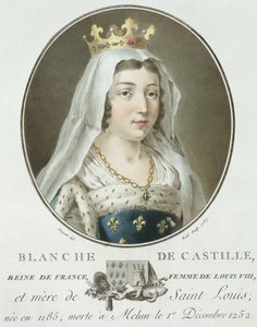 Riden kaivertama muotokuva Blanche de Castillesta (1185-1252), 1787