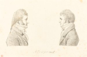 Omakuva ja taiteilijan veli tekijältä Antoine Marie Philippe Louis d