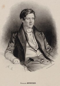Pianisti ja säveltäjä Franz Hüntenin muotokuva 1793-1878. tekijältä Antoine Maurin