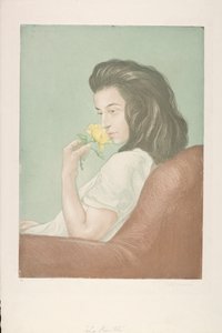 Teeruusu, n. 1900 (värietsaus)