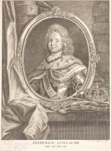 Friedrich Wilhelm I, Preussin kuningas ja Friedrich Wilhelm II:n vaaliruhtinas ja Brandenburgin markkreivi tekijältä Antoine Pesne