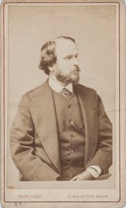 Muotokuva tanssijasta, koreografista ja balettimestarista Paul Taglionista 1808-1884, n. 1860.