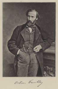 Octave Feuillet, ranskalainen kirjailija ja näytelmäkirjailija (m/w kuva) tekijältä Antoine Samuel Adam Salomon