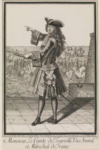 Monsieur Le Comte de Tourville Ranskan vara-amiraali ja marechali tekijältä Antoine Trouvain