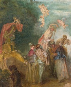 Pyhiinvaellus Cytheran saarella (1717) tekijältä Jean Antoine Watteau