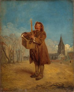 Savoyarde mit Murmeltier, ei muuta kuin "Das Murmeltier" tekijältä Jean Antoine Watteau