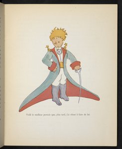 Tässä on paras muotokuva, jonka myöhemmin onnistuin tekemään hänestä, kuvitus Antoine de Saint-Exupéryn kirjasta "Le Petit Prince".