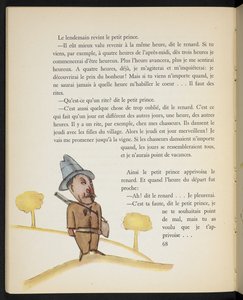 Metsästäjä, kuvitus Antoine de Saint-Exupéryn kirjasta 