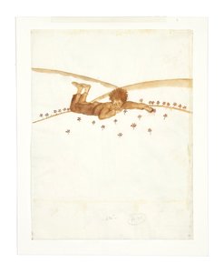 Kuvitus romaanille Pikku prinssi Le Petit Prince, 1942. tekijältä Antoine de Saint Exupéry