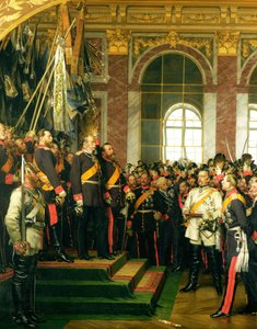 Vilhelmin julistautuminen uuden Saksan valtakunnan keisariksi Versailles