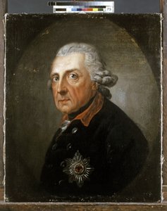 FRIEDRICH II Preussin "Suuri" Preussin kuningas (1712-1786).
