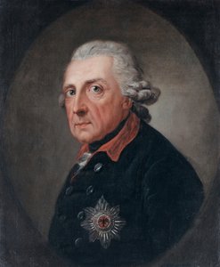 Muotokuva Frederick II:sta Preussista 1712-1786, 1781-1783.