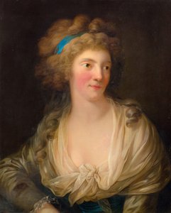 Preussin prinsessa Frederica Charlotte 1767-1820, Yorkin ja Albanyn herttuatar. tekijältä Anton Graff