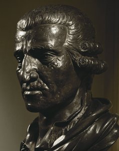 Joseph Haydn. Valettu lyijy rintakuva ... tekijältä Anton Grassi