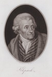 Friedrich Gottlieb Klopstock, saksalainen runoilija (kaiverrus)