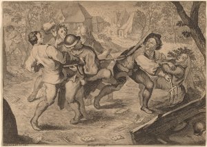 Talonpoikien taistelu tekijältä Anton Joseph Prenner after Pieter Bruegel the Elder