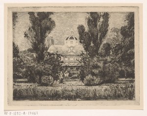 Huis ten Bosch Palacen takaosa Haagissa tekijältä Anton L. Koster