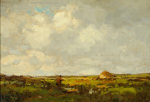 Maisema (öljy puulle) tekijältä Anton Mauve