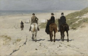 Aamuajelu pitkin rantaa tekijältä Anton Mauve