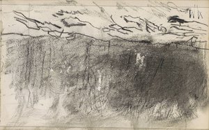 Pelto metsän reunassa tekijältä Anton Mauve
