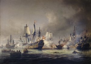 Jakso meritaistelusta Køge Bugtissa 1677